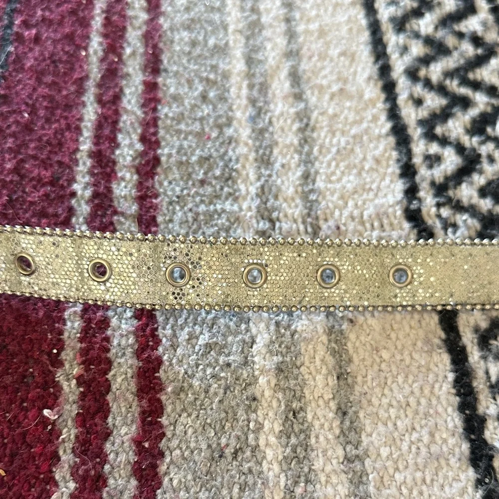 Elite, Fresno California Silver and Crystal Rhinestone Embellished Belt Size L - Picture 5 of 9